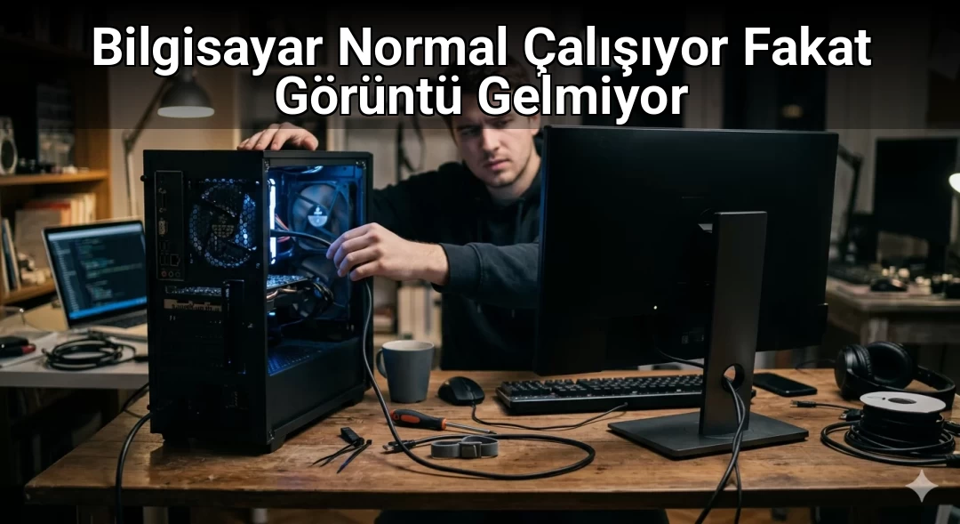 Bilgisayar Normal Çalışıyor Fakat Görüntü Gelmiyor